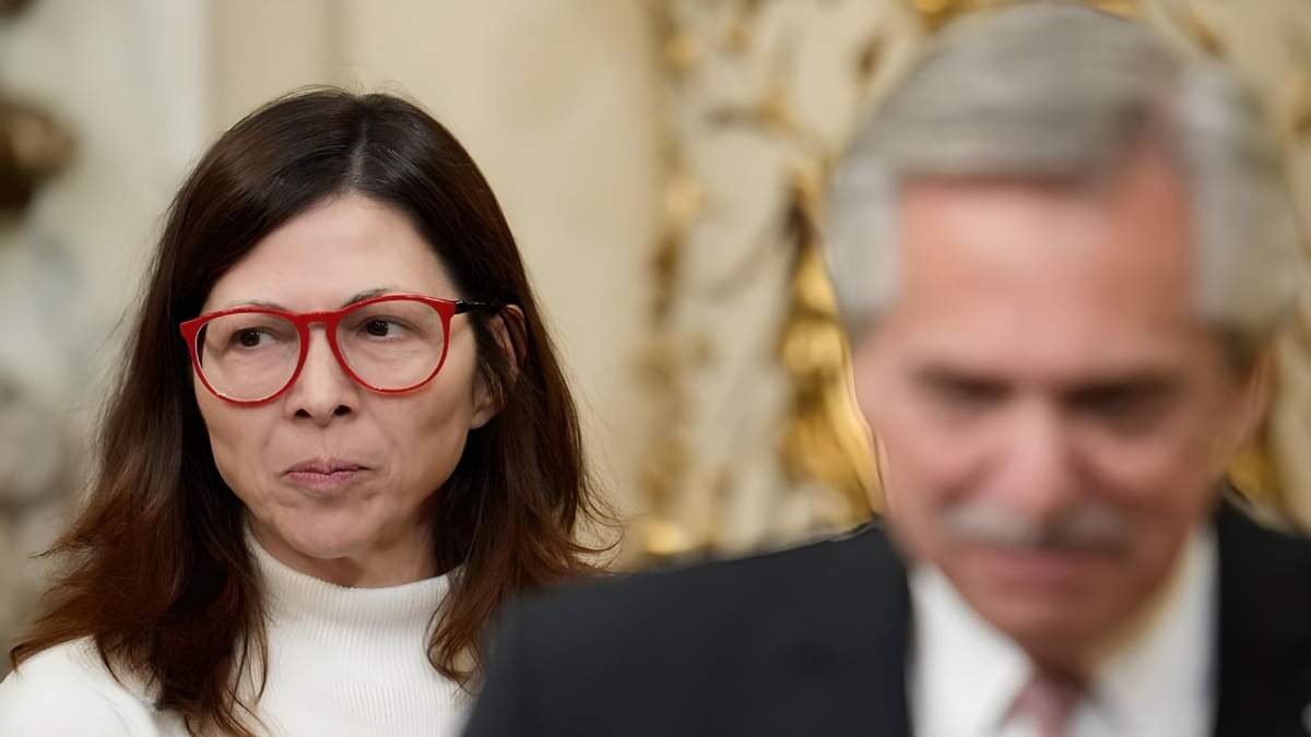 Silvina Batakis y Alberto Fernández. Fuente: (Twitter)
