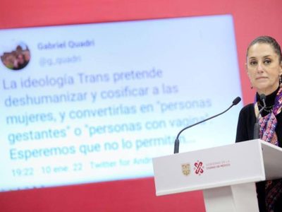 Sheinbaum condena el discurso de odio de la "derecha" y pone de ejemplo a Quadri