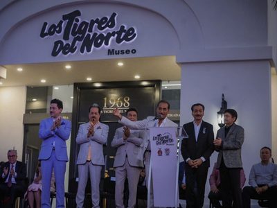 Inauguran museo de Los Tigres del Norte en Mocorito, Sinaloa