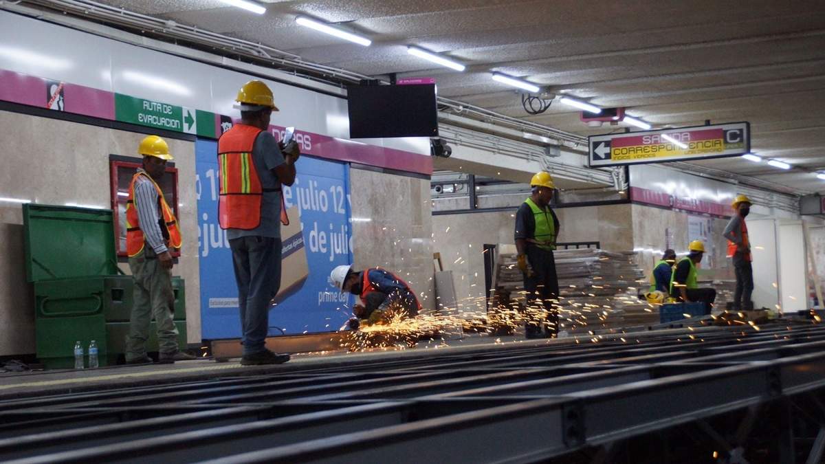 Los trabajos en la Línea 1 del Metro
