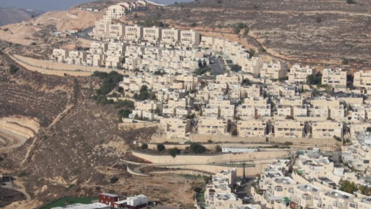 Un asentamiento israelí en Cisjordania
