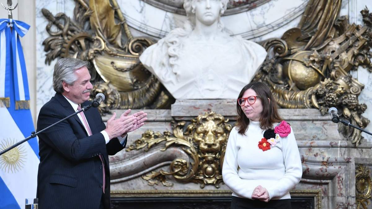 Alberto Fernández y Silvina Batakis. Fuente: (Twitter)