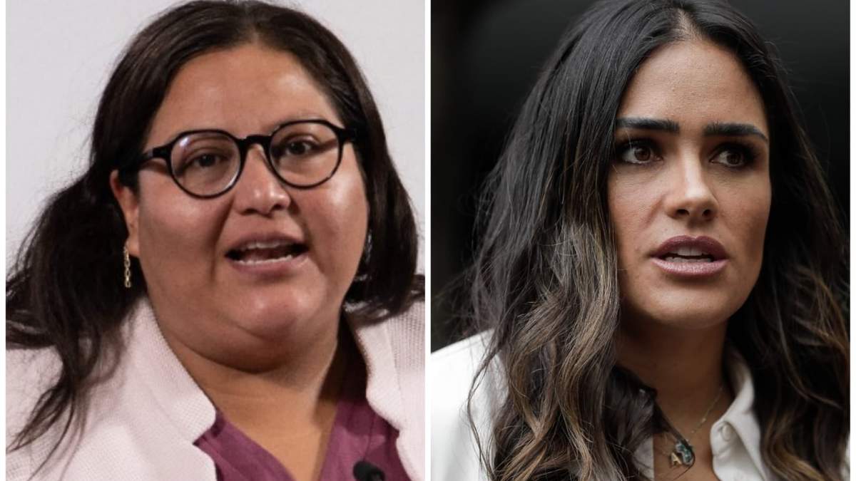 La secretaria de las Mujeres, Citalli Hernández, y la alcaldesa de la Cuauhtémoc en la CDMX, Alessandra Rojo de la Vega