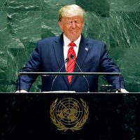 Ante la ONU, Trump agradece a AMLO por su cooperación para frenar la migración hacia EU