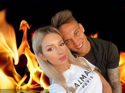 Una pareja candente: el pícaro elogio de Agustina Gandolfo en una postal junto a Lautaro Martínez