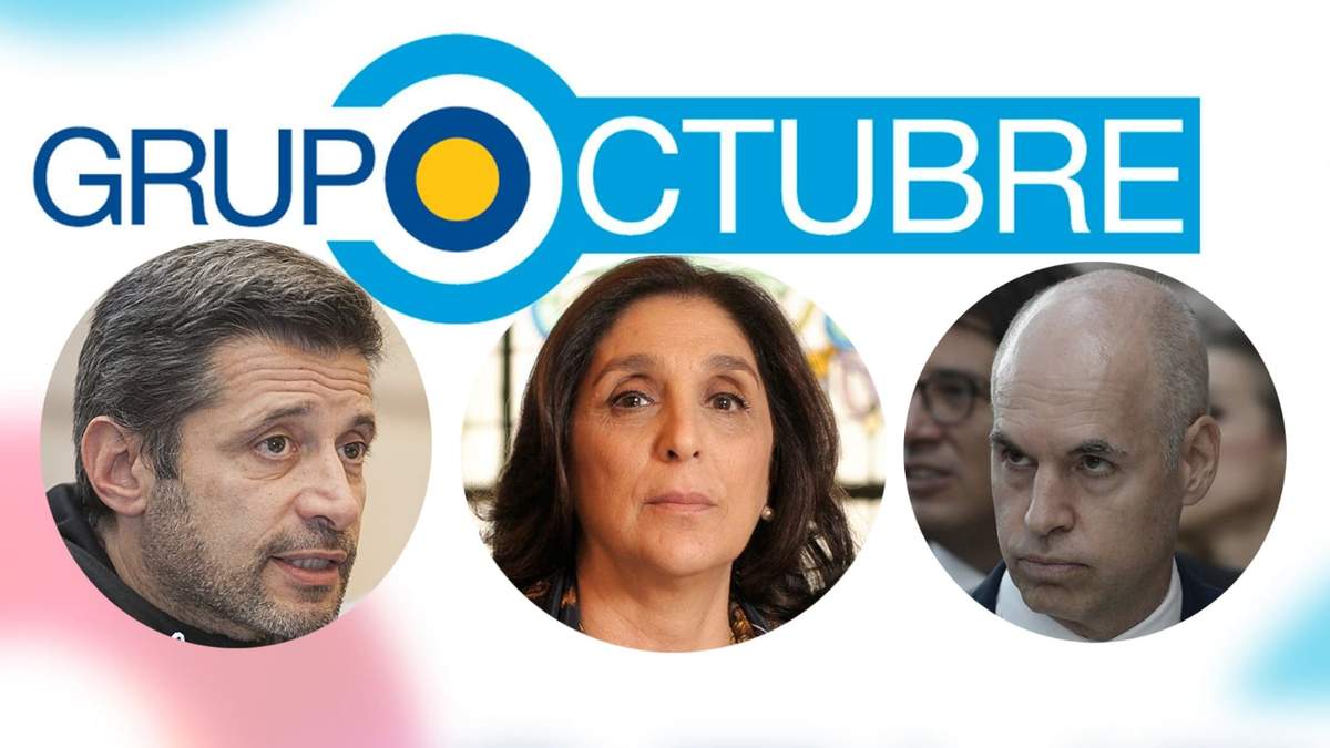 Víctor Santa María, Silvia Majdalani y Horacio Rodríguez Larreta. Fuente: (Twitter)