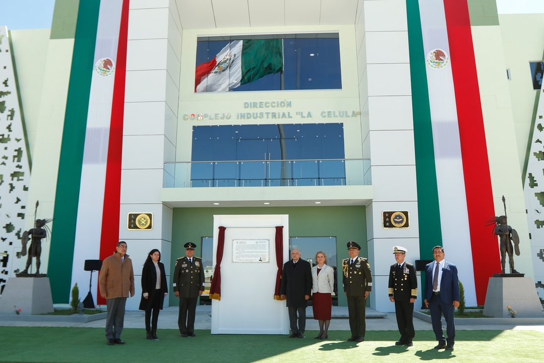 Inauguración del Complejo Undustrial La Célula por AMLO