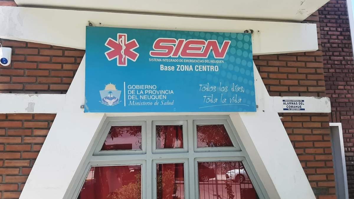La base del SIEN en el centro, dependiente del Castro Rendón. Fuente: (Minuto Neuquén)