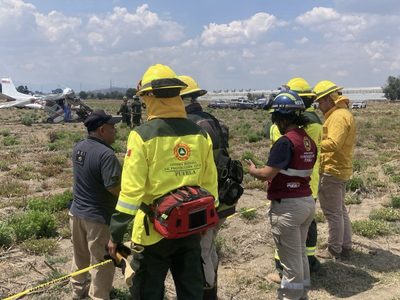Se desploma avioneta en Huejotzingo, Puebla; hay cuatro muertos
