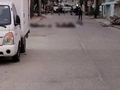 Abandonan cuatro cadáveres cerca del penal Las Cruces de Acapulco