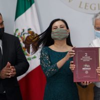 Sánchez Cordero entrega al Congreso el segundo informe de AMLO
