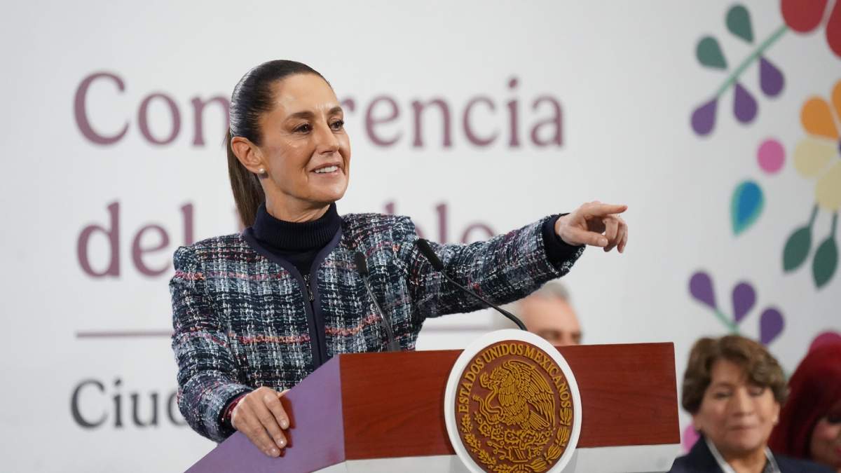 Claudia Sheinbaum en su conferencia del jueves