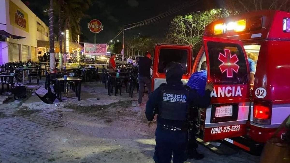 Uno de los bares atacados la noche del viernes