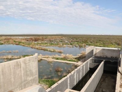 Denuncian contaminación de la meseta por una obra de la Municipalidad