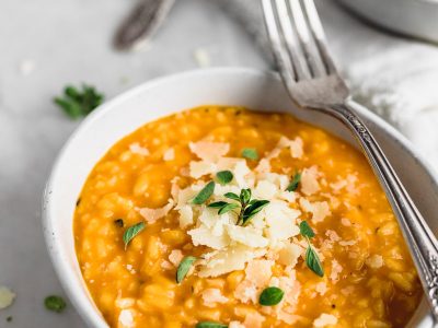 Aprovechá la verdura de estación y hacé este risotto de calabaza, un plato barato pero muy elegante