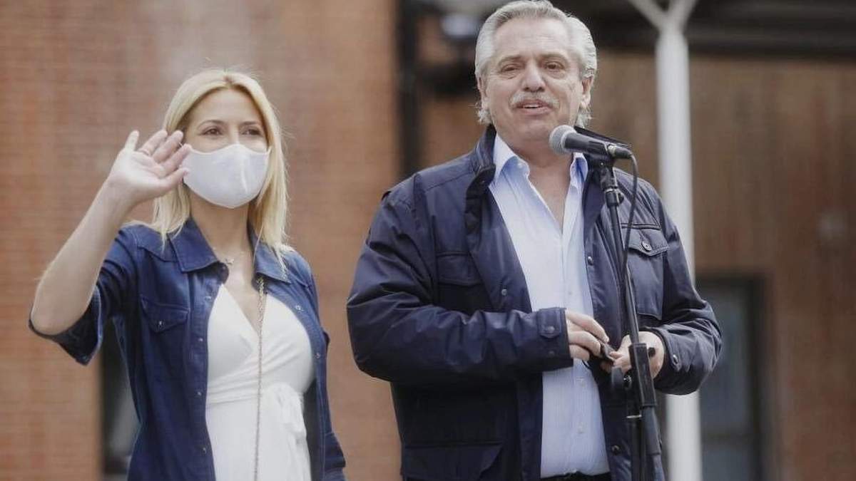 Alberto Fernández y Fabiola Yáñez. Fuente: (Twitter)