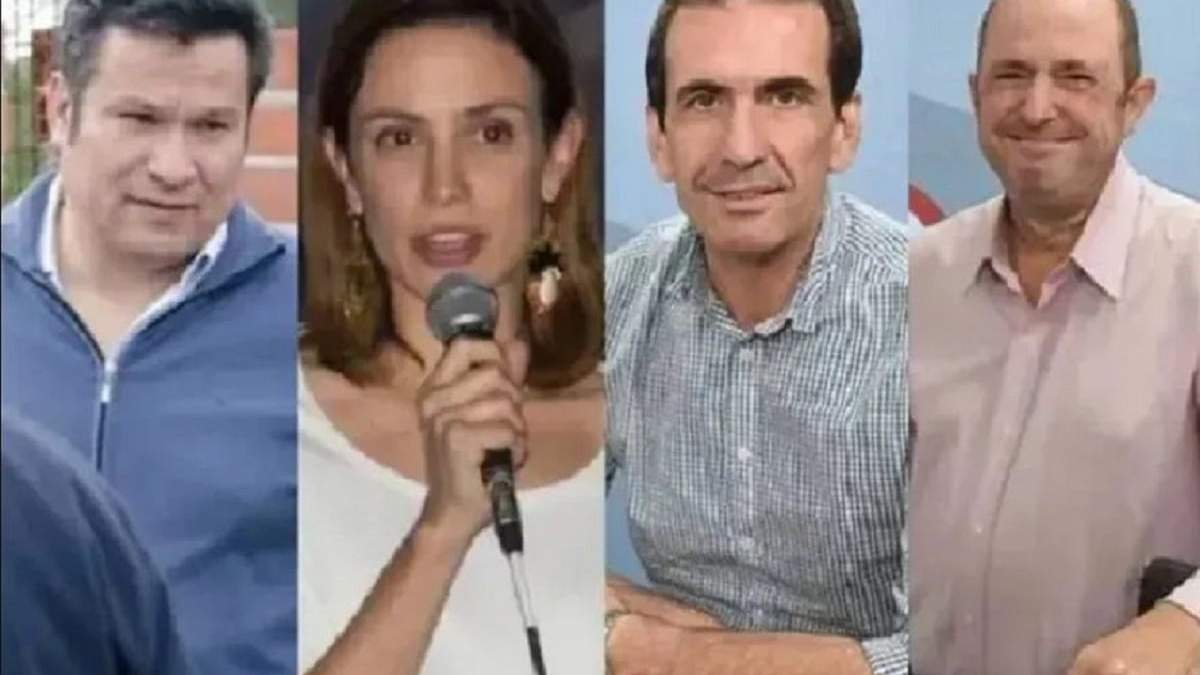 Los diputados nacionales por Neuquén Osvaldo Llancafilo, Pablo Cervi, Tanya Bertoldi y Pablo Todero. Fuente: (RSM)