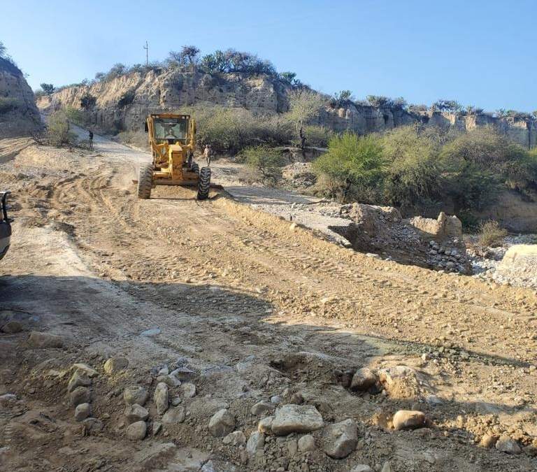 En el Altiplano tamaulipeco, construcción de vado conectará zonas ejidales