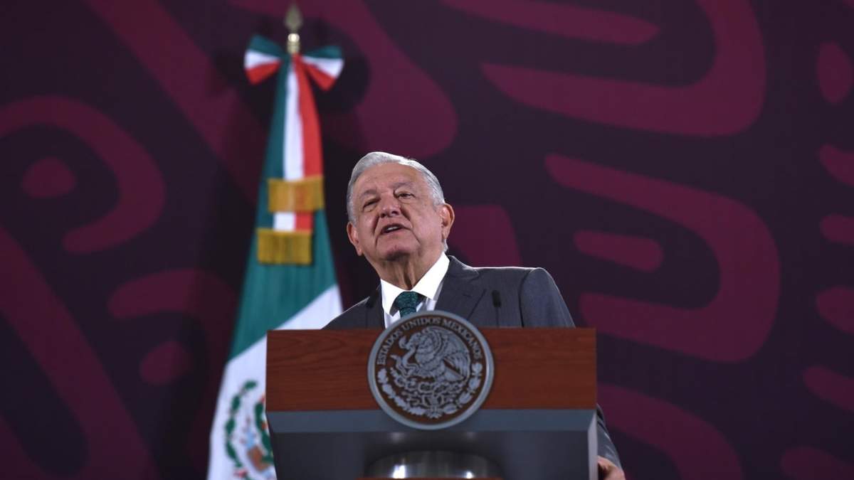 El presidente Andrés Manuel López Obrador en la mañanera