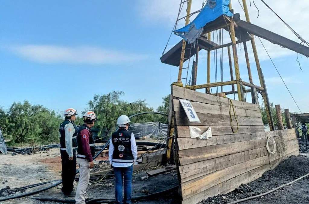 Trabajos en la mina de Coahuila