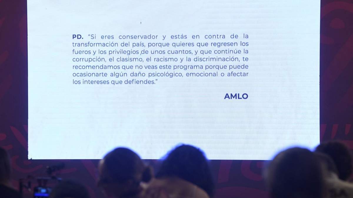 PD de AMLO en la mañanera