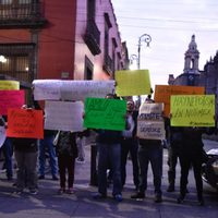 Trabajadores despedidos de Notimex exigen la renuncia de Sanjuana Martínez