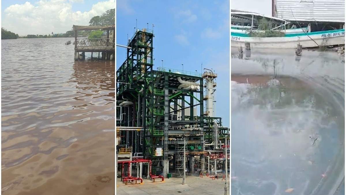 Presunta contaminación cerca de Dos Bocas