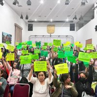 Cumple un mes el plantón de comerciantes afectados por rehabilitación de la Línea 12 del Metro
