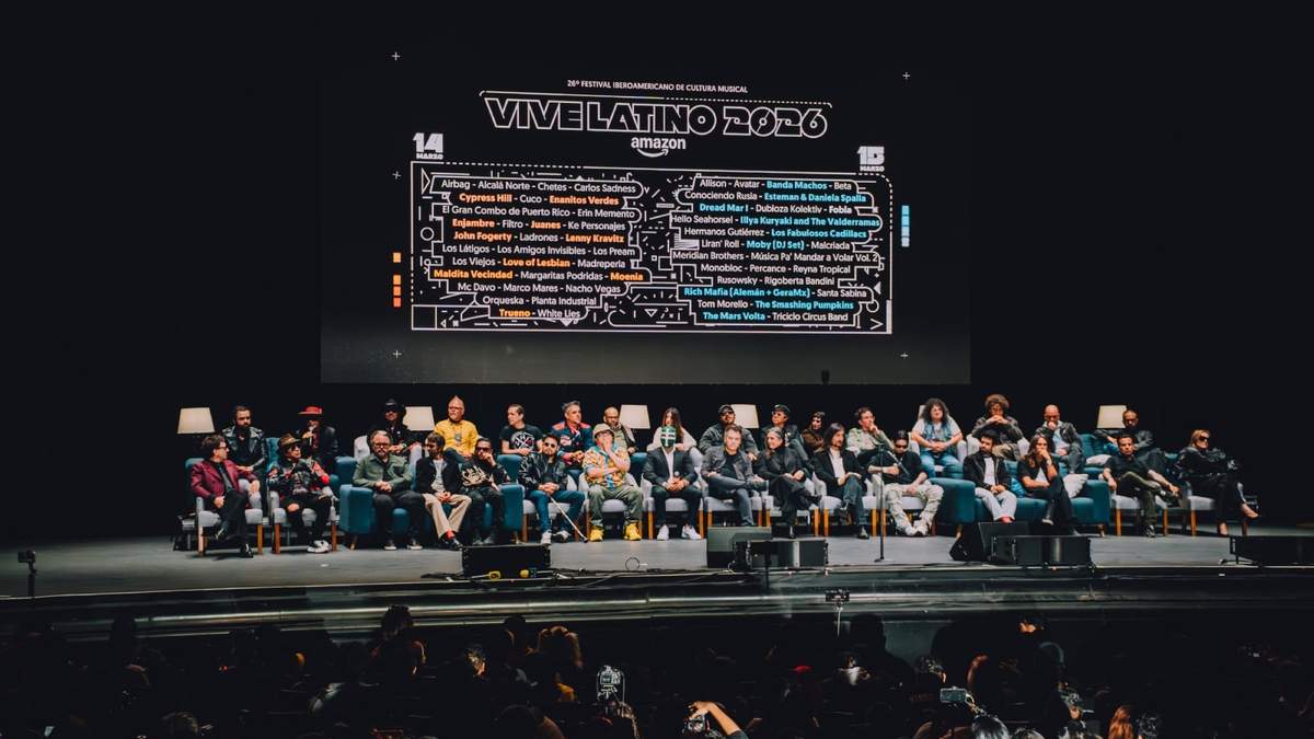 Conferencia de prensa Vive Latino 2026 en el Teatro Metropolitan
