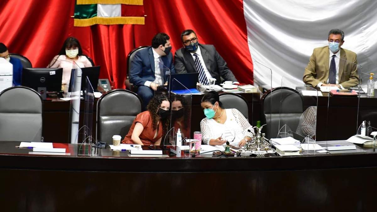 La presidenta de la Mesa Directiva, Dulce María Sauri Riancho