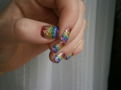 Nail Art: si amás los arcoíris, estos diseños son para vos, perfectos para uñas largas y cortas