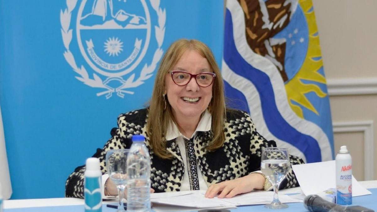 La gobernadora de Santa Cruz, Alicia Kirchner. Fuente: (Twitter)