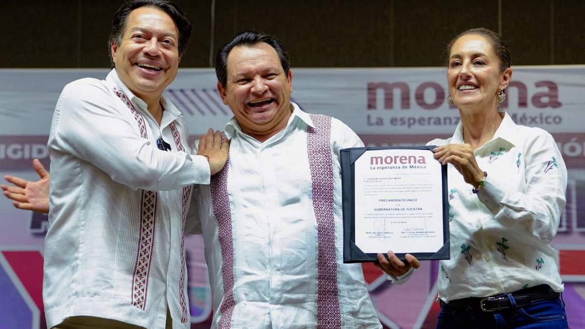 Mario Delgado, Huacho Díaz y Sheinbaum