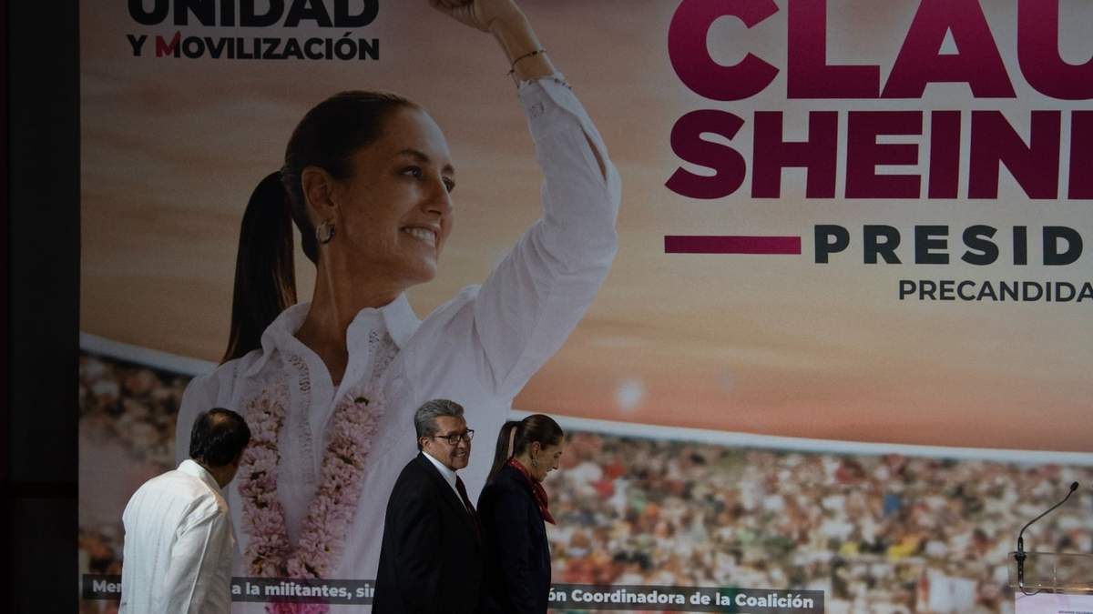 Sheinbaum en conferencia donde anunció a su equipo de trabajo