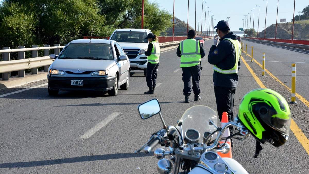Controles en la zona de Alto Valle. Fuente: (Twitter)