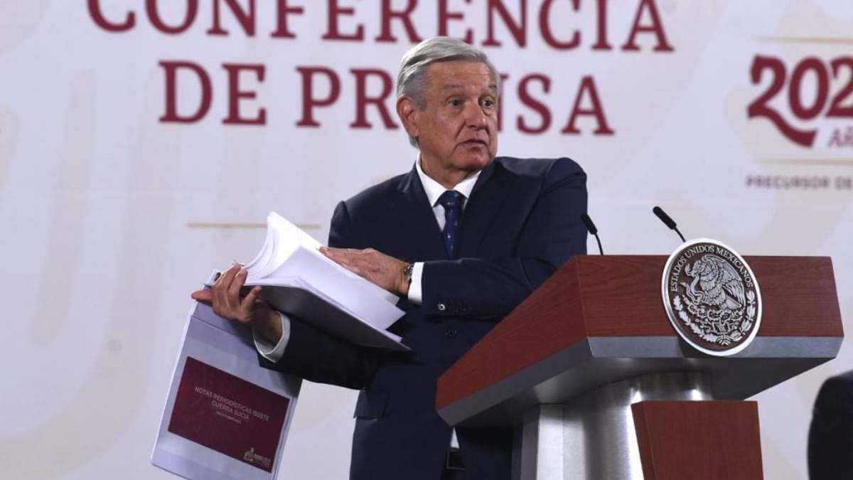 El presidente López Obrador