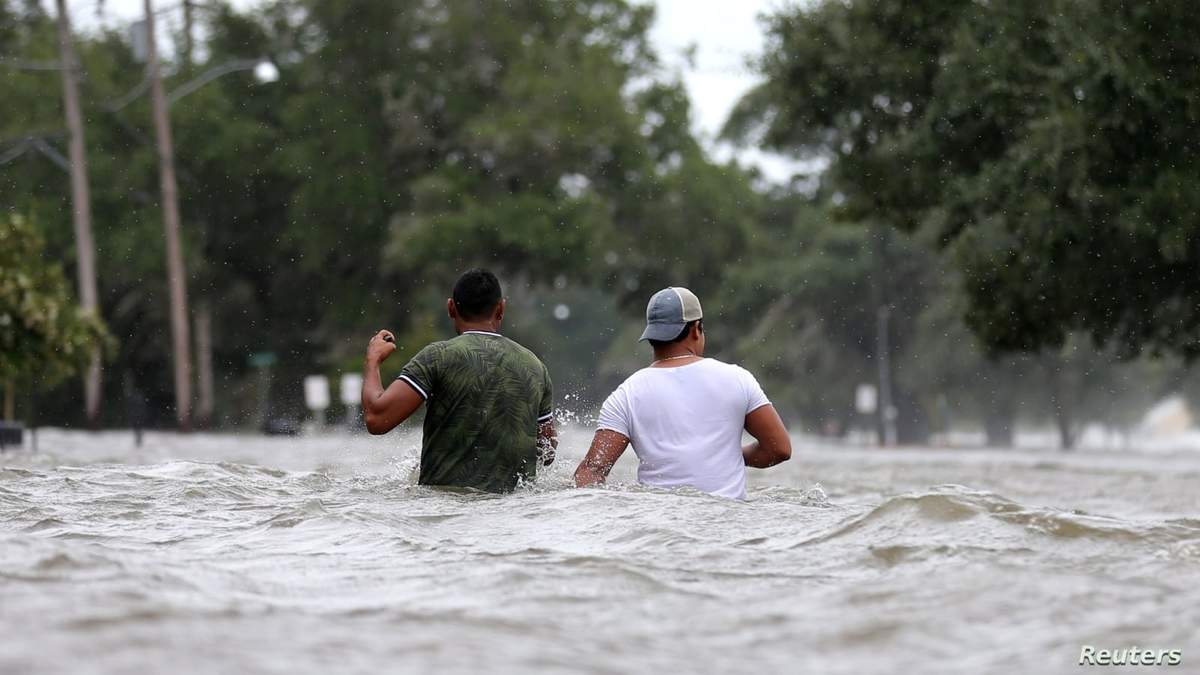 Una fuerte tormenta dejó al municipio de Villa Gesell bajo el agua. Fuente: (Twitter)
