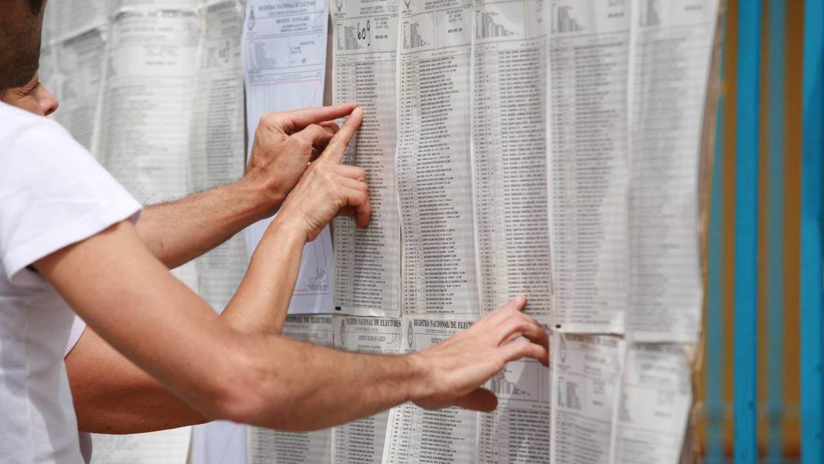 Padrón electoral. Fuente: (Twitter)
