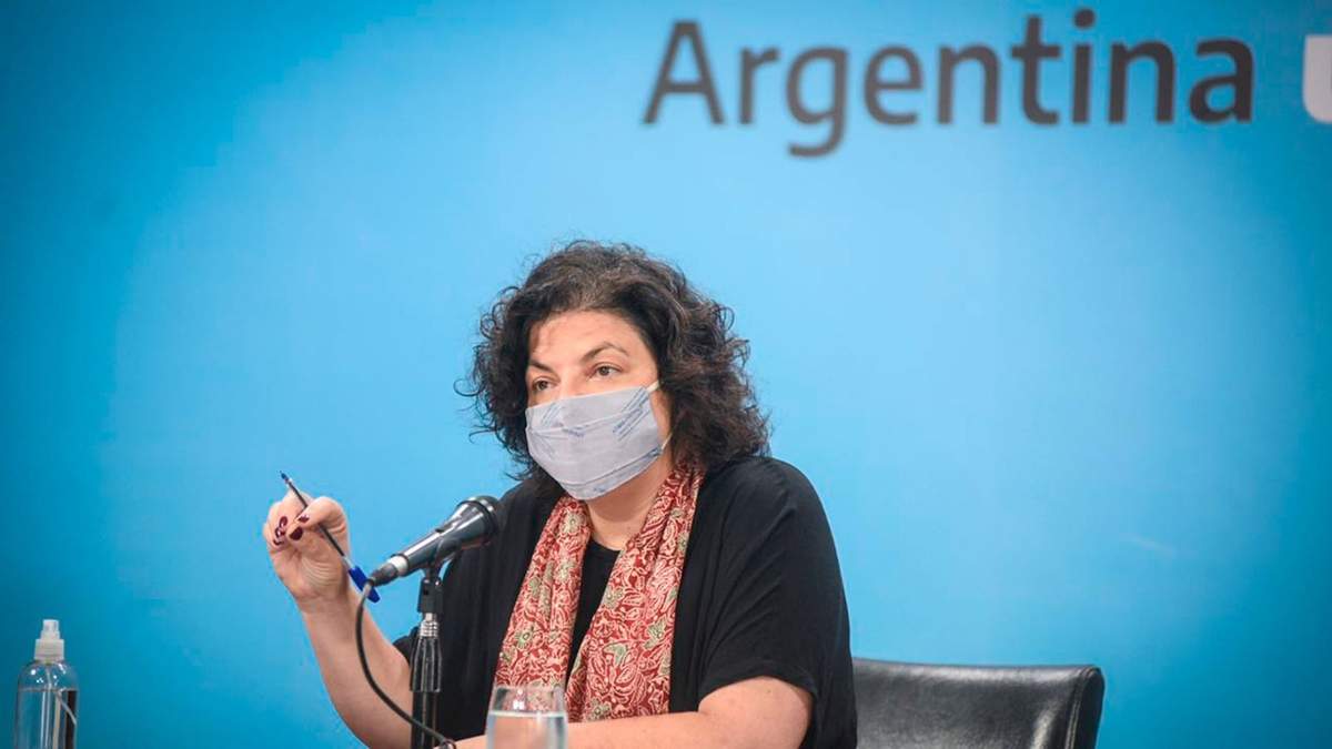 La ministra de Salud de la Nación, Carla Vizzotti. Fuente: (Twitter)