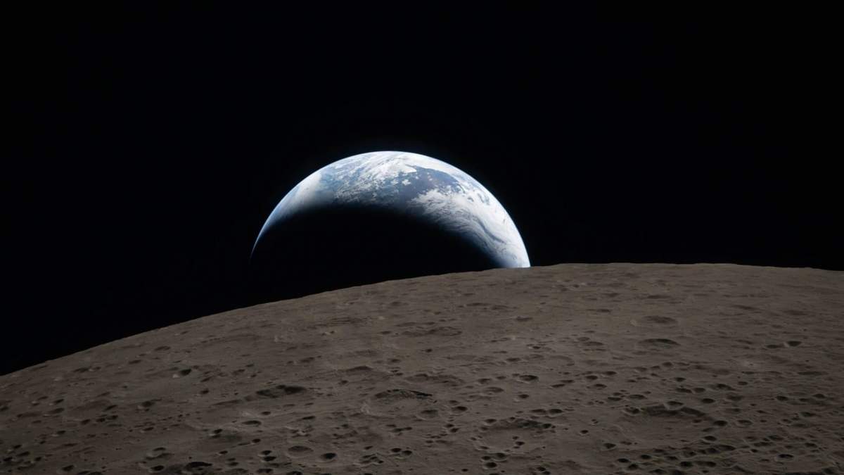 Astronautas de Artemis II rinden homenaje a Apolo 8 con fotografía con puesta el Sol sobre la Tierra