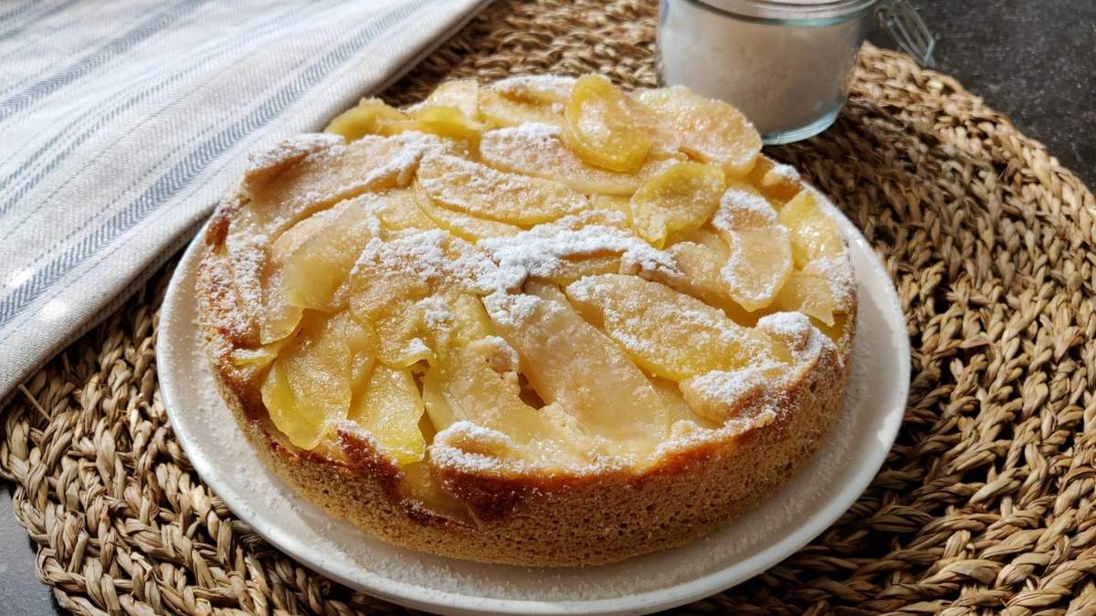 Torta de manzana. Fuente: (Instagram)