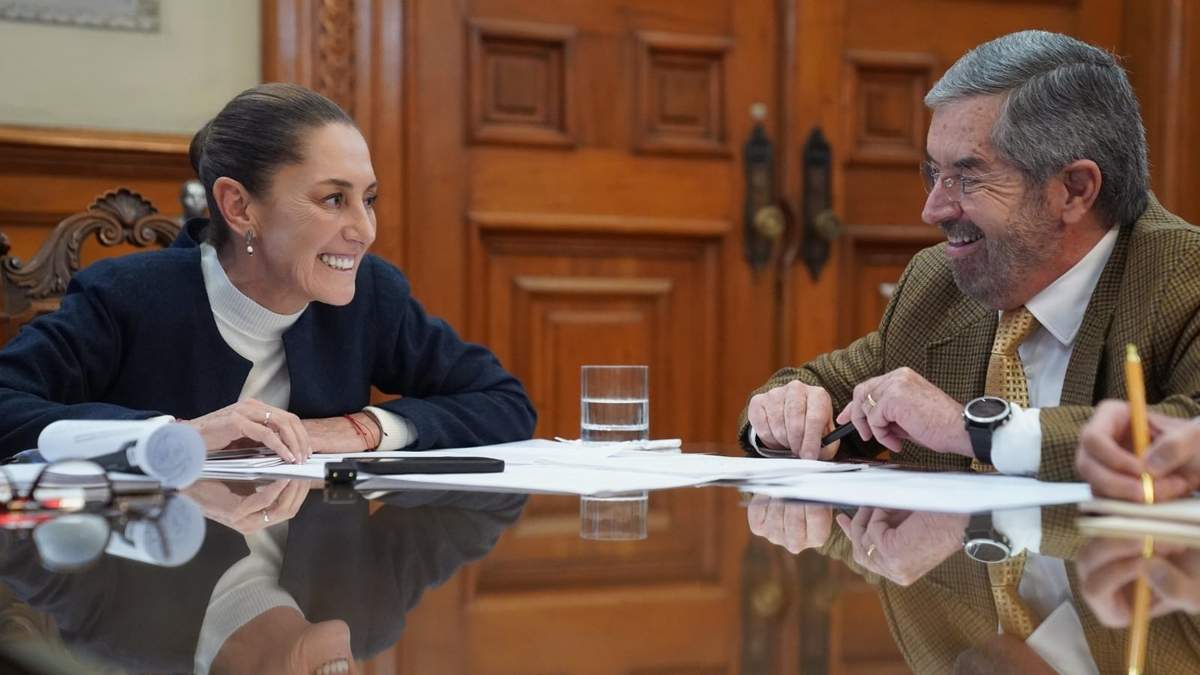 Claudia Sheinbaum y Juan Ramón de la Fuente