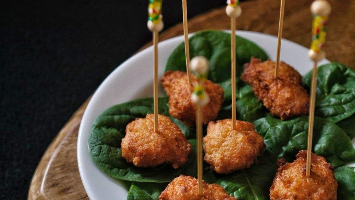 Buñuelos de arroz. Fuente: (X)