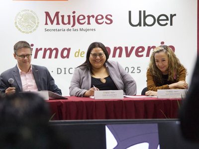 Secretaría de las Mujeres acuerda con Uber donar 18 mil viajes