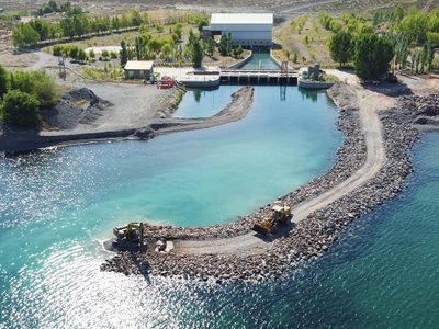 Avanza la obra de agua potable en Mari Menuco que beneficiará a Neuquén Capital