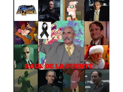 Murió la leyenda del doblaje Raúl de la Fuente: de Matrix a Los Caballeros del Zodiaco