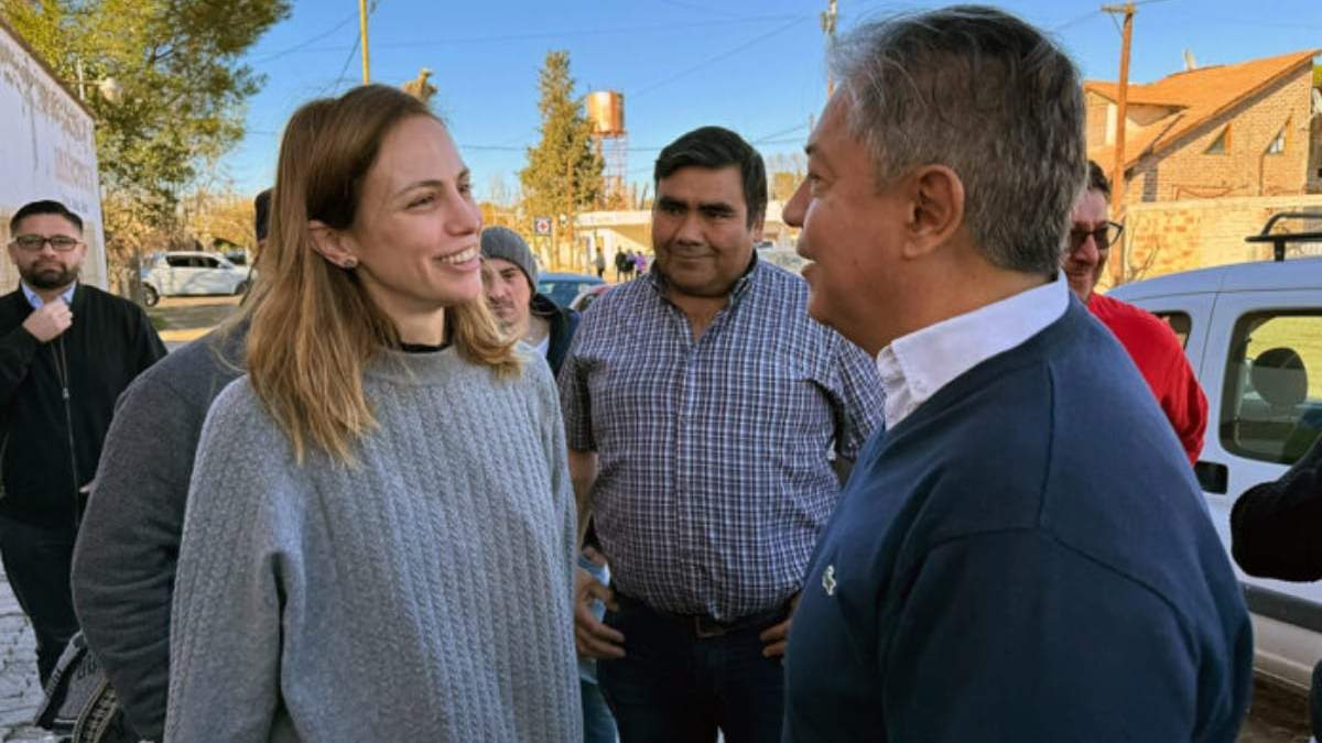 Rolando Figueroa y Tanya Bertoldi. Fuente: (El Digital)