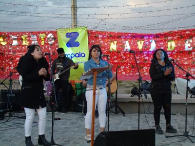 Se realizó en Zapala un concierto navideño al aire libre