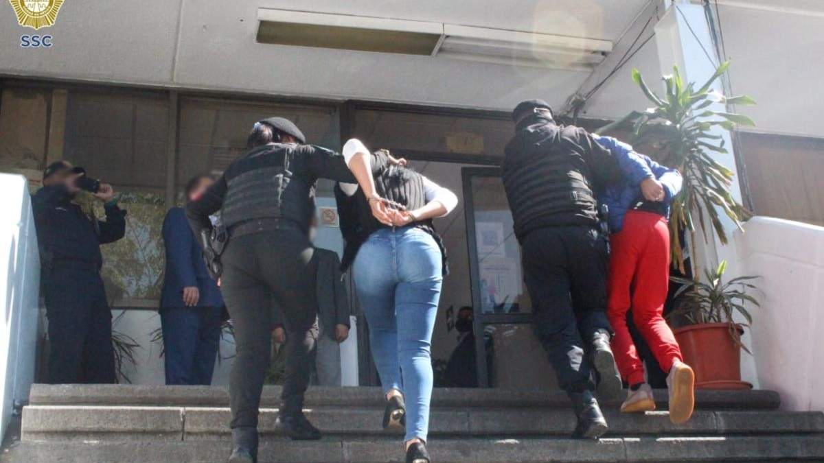 Los detenidos en la alcaldía Miguel Hidalgo