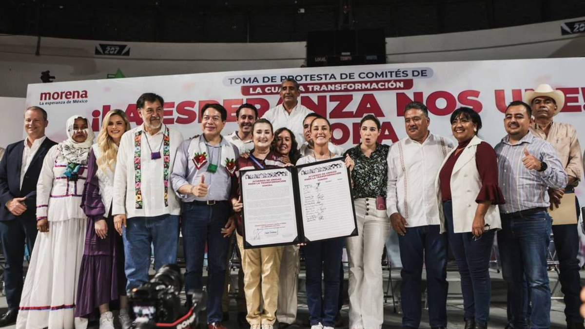Sheinbaum firmó el acuerdo de unidad por la transformación en Sonora